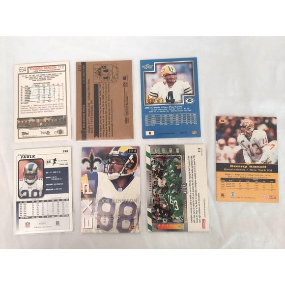 Vintage Mixed Football Trading Cards Classic, Fleer, Pro Set, & Topps 1990's Lot - Picture 4 of 6